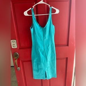 Dolce & Gabbana blue dress with lace trim that’s inn very good condition